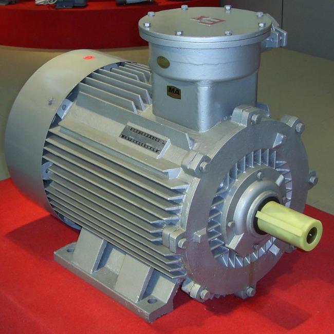 YE3-160M-4防爆电机45°角实拍